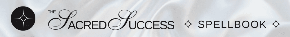 The Sacred Success Spellbook